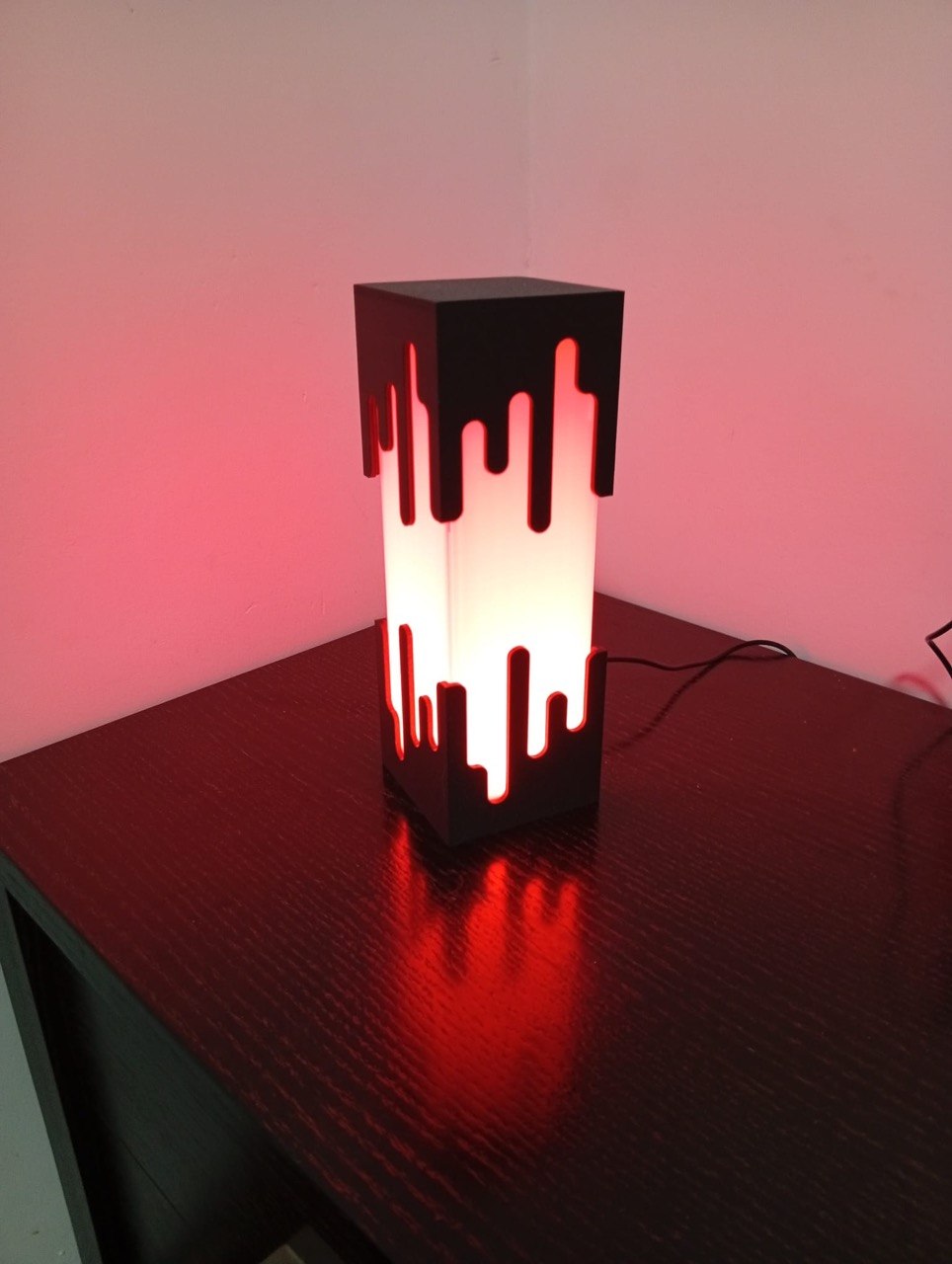 Red Light — The Spotlight Reversed, or E2–E4 — Illuminated object by Lena Levit